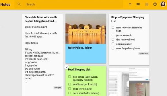 Zoho Notebook vs Google Keep