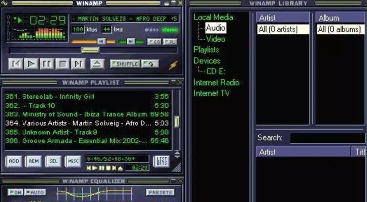 Winamp vs Windows Media Player
