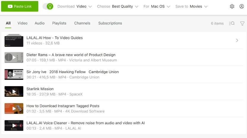 iTubego vs 4k Video Downloader