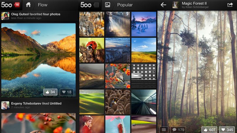 500px vs Flickr