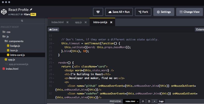 Codesandbox vs Codepen