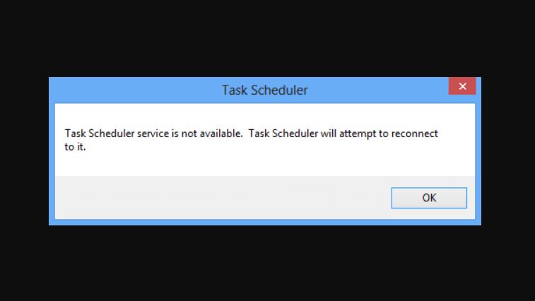 How to Fix 'Task Scheduler Service Is Not Available' issue