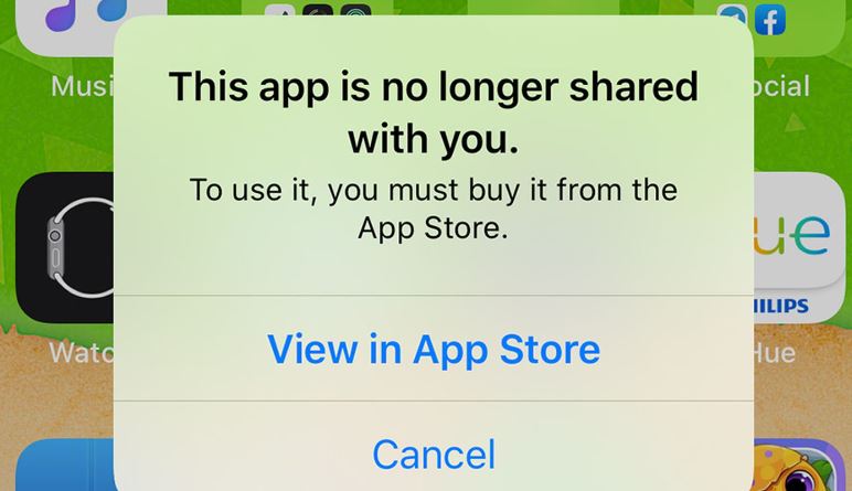 How to Fix 'This App is No Longer Shared' Error on iPhone