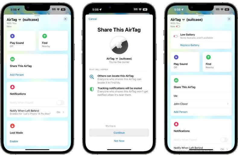 How to Share AirTag With your Family and Friends