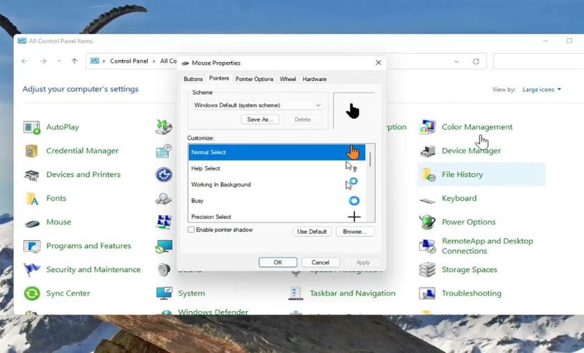 How To Make Custom Mouse Cursor in Windows 11/10