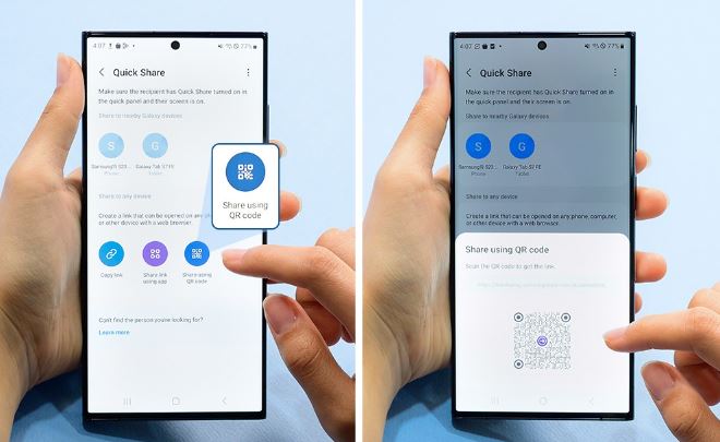 How to Use Samsung Quick Share on Galaxy devices