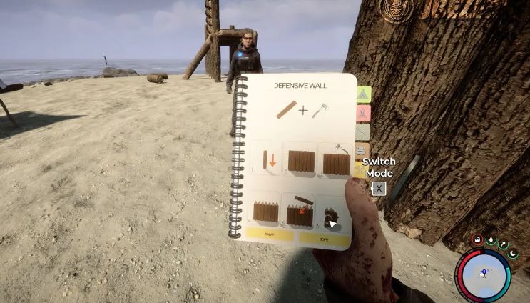 How to Build a Defensive Wall Gate in Sons of the Forest
