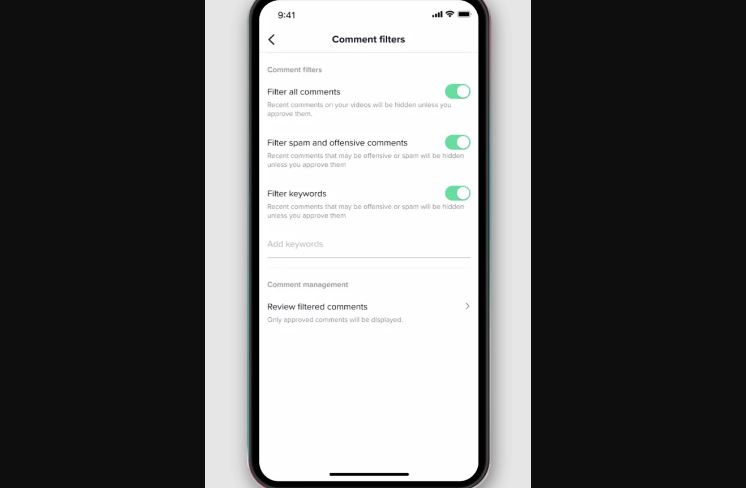 How to Filter Out Words on TikTok Comment