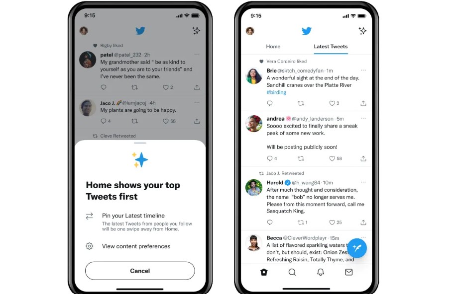How to Switch to a Chronological Twitter Timeline
