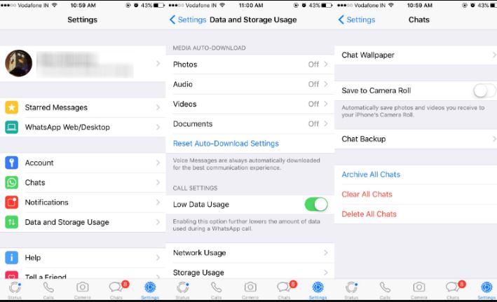 WhatsApp: How to disable 'Auto download media' option