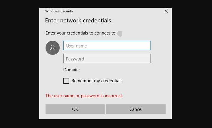 Fix: Persistent "Enter Network Credentials" Issue on Windows