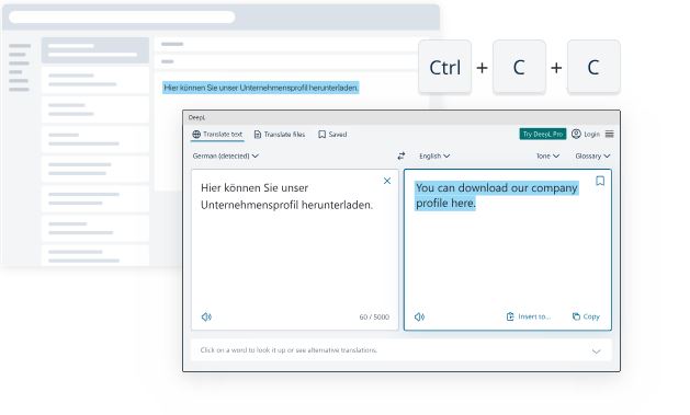 How to use translate languages faster with DeepL for Windows