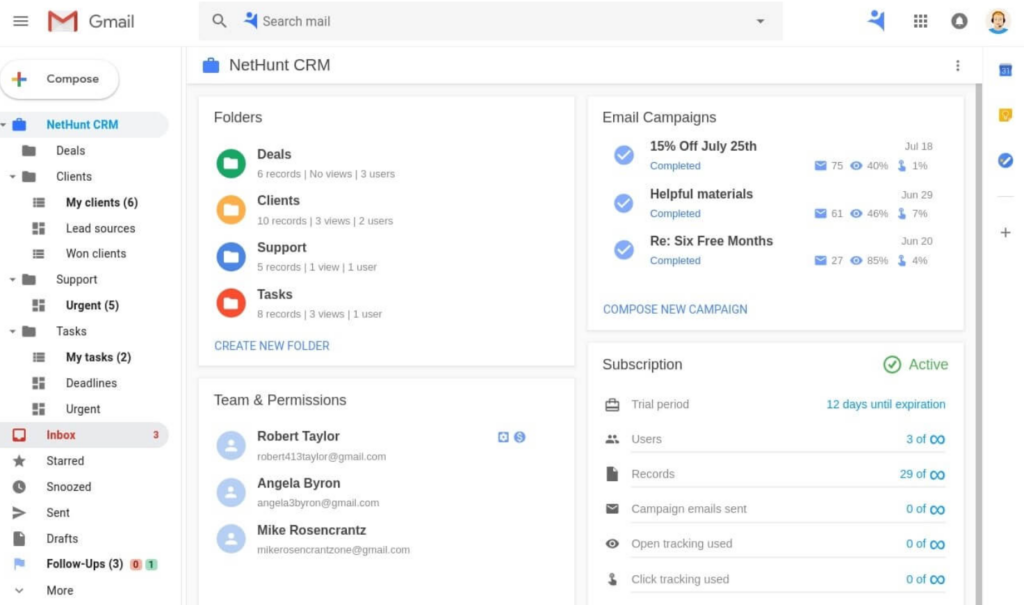 NetHunt CRM review