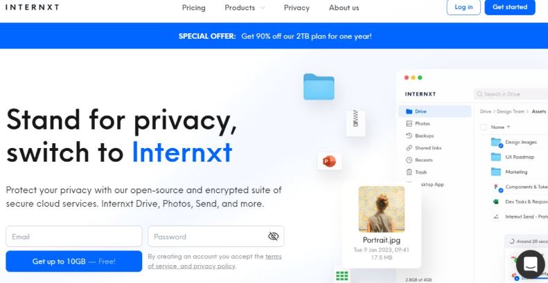 Internxt vs Icedrive
