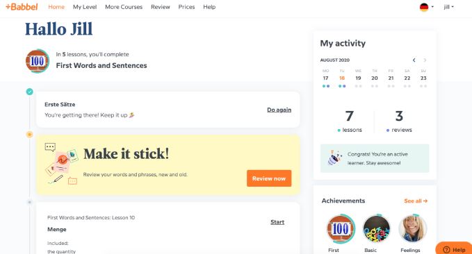 Babbel review