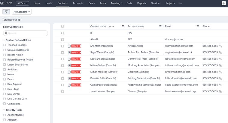 Zoho CRM review