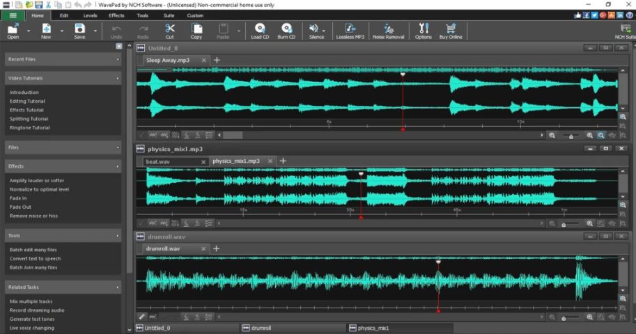Wavepad vs Garageband