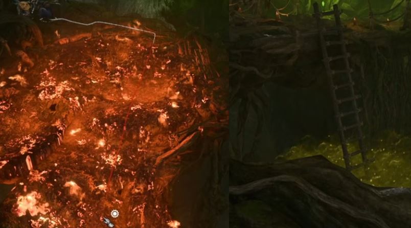 How to get past Noxious Fumes in Baldur's Gate 3