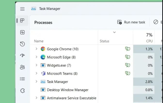 How to enable Efficiency mode in Windows 11