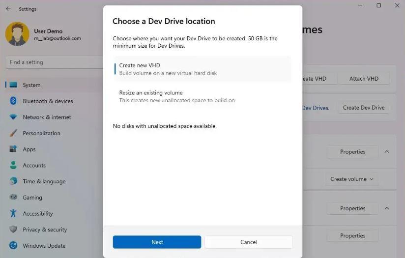 How to Setup Dev Drive on Windows 11/10