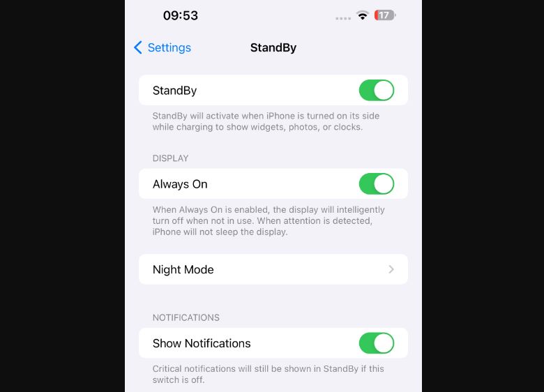 iOS 17: How to Disable Notifications in StandBy Mode on iPhone