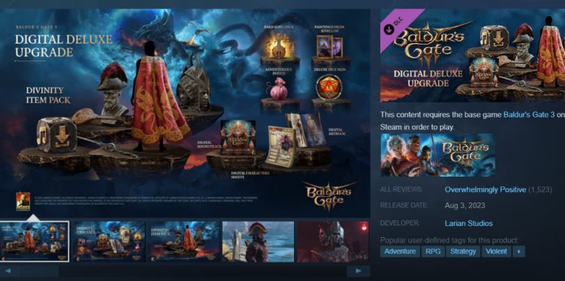 How to claim Digital Deluxe Edition Items in Baldur's Gate 3