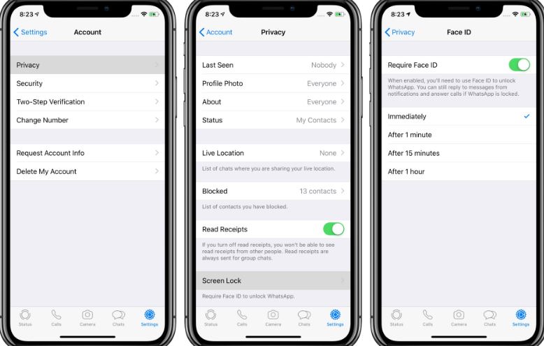 How to lock WhatsApp With Face ID or Touch ID on iPhone and iPad