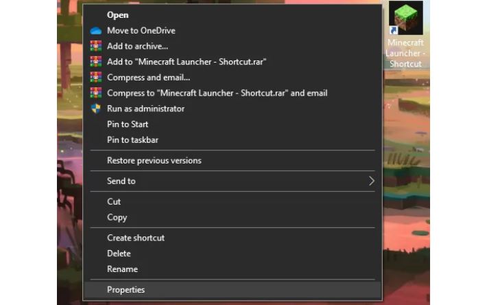 How to Create Minecraft Launcher Desktop Shortcut