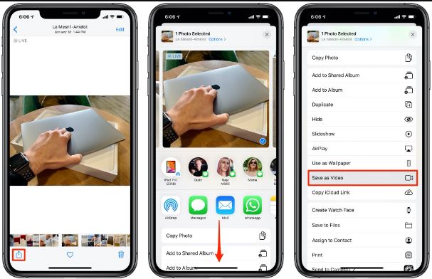 How to Turn Live Photos to Videos on iPhone and iPad