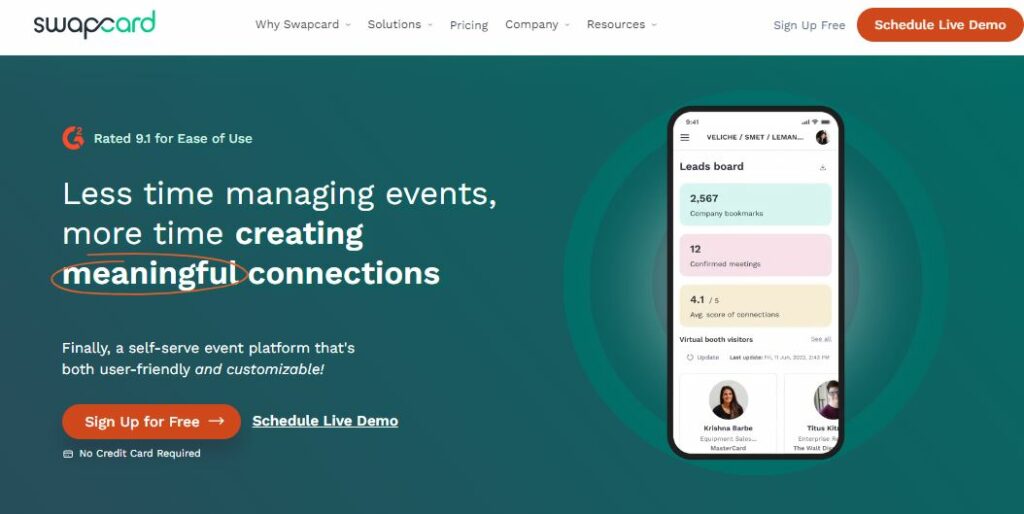 Swapcard review