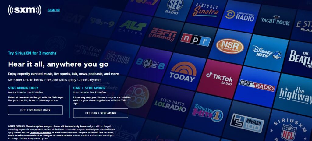 SiriusXM Internet Radio review
