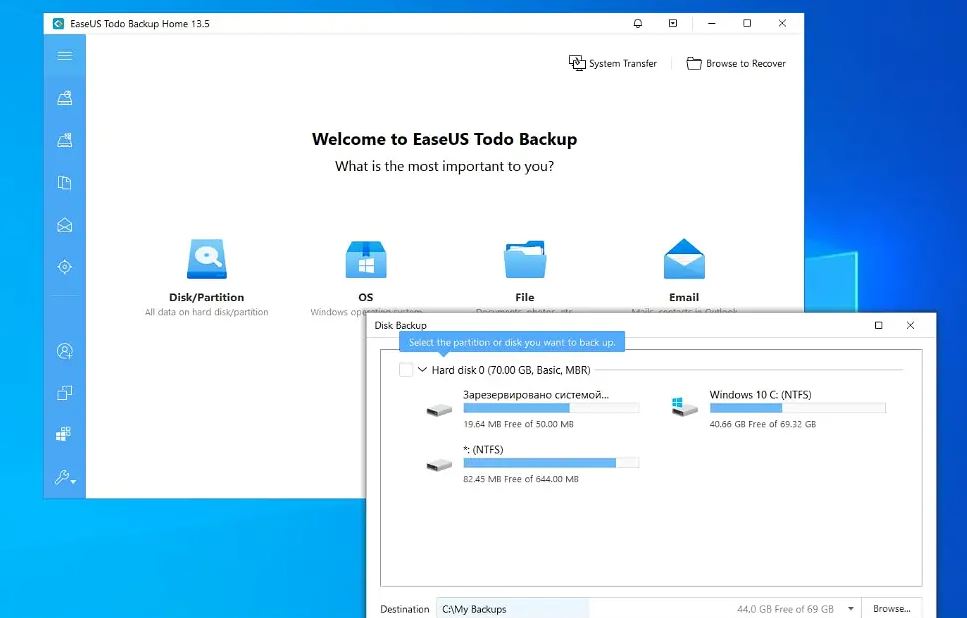EaseUS Todo Backup review