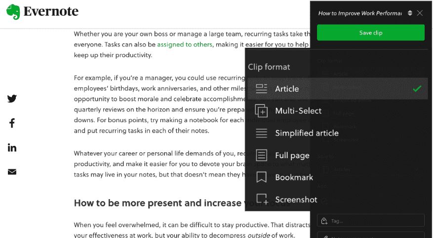 Evernote review