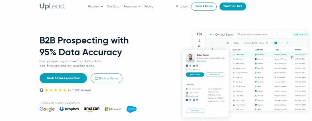 UpLead review
