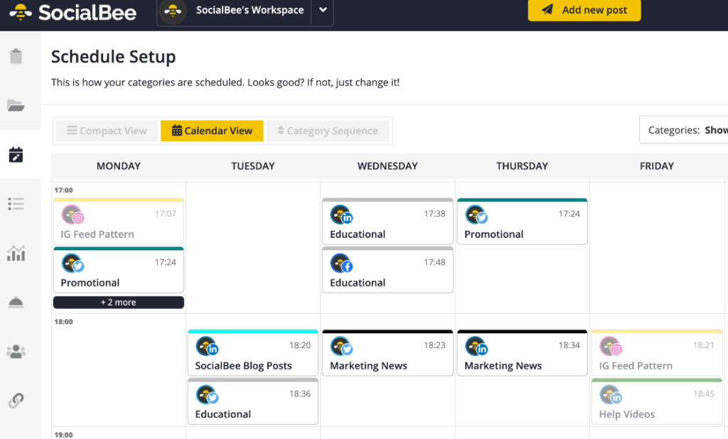 SocialBee vs Hootsuite