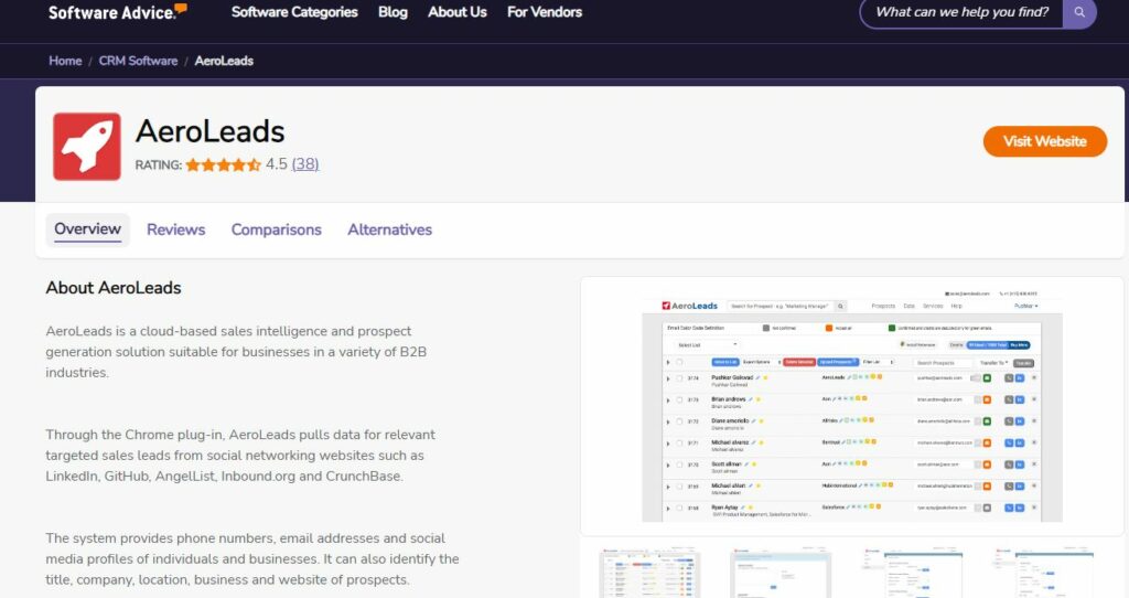 AeroLeads review