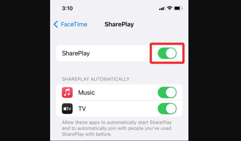 How to Fix 'SharePlay not Working' issue
