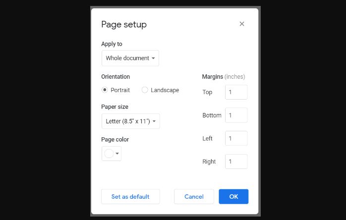 How to Change Margins in Google Docs