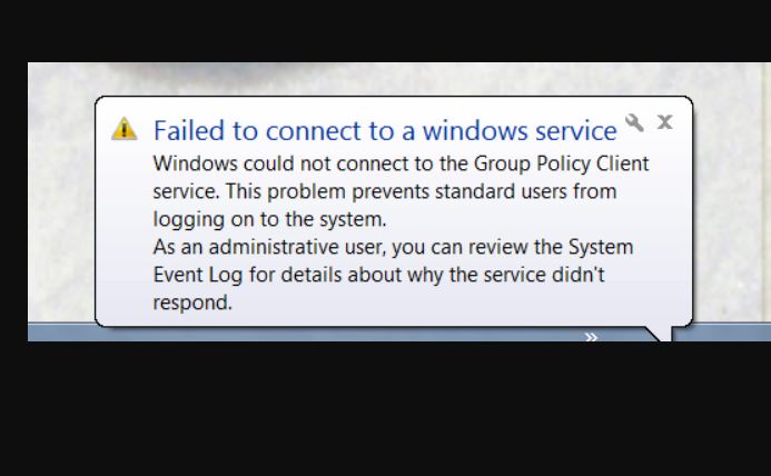 How to Fix "Failed to connect to Windows service" issue