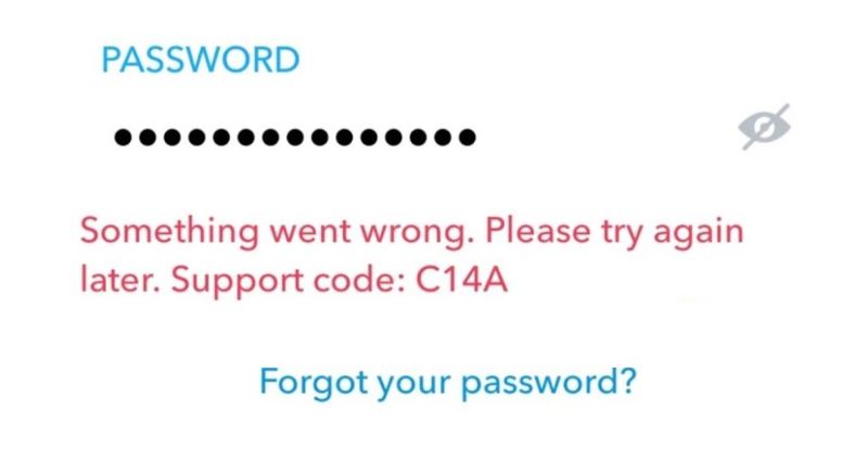 How to fix "Snapchat error code C14A" issue