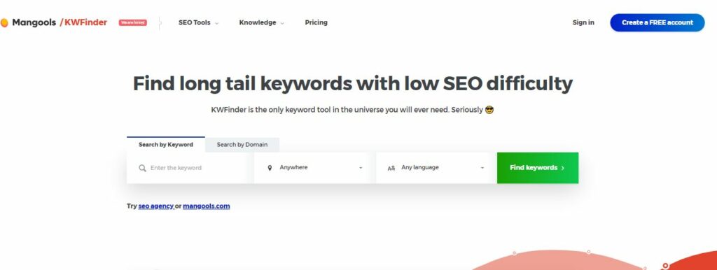 KWFinder review