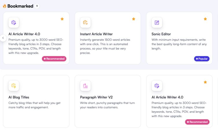 Writesonic vs Copy AI
