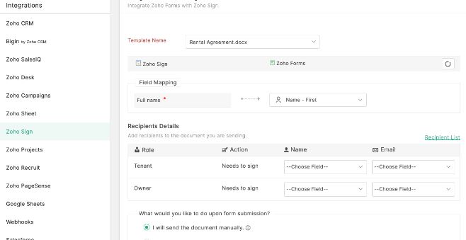Docusign vs Zoho Sign