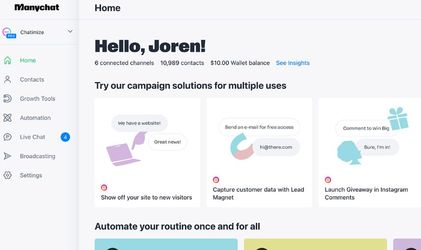 Manychat review