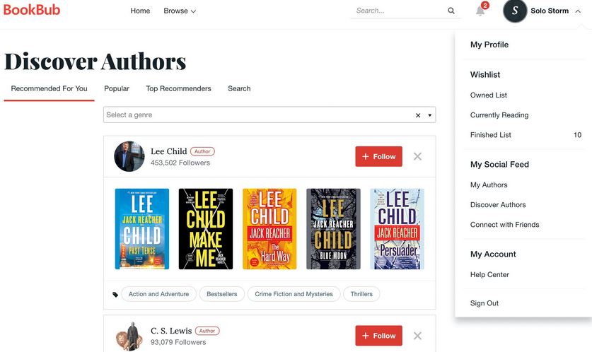 Bookbub review