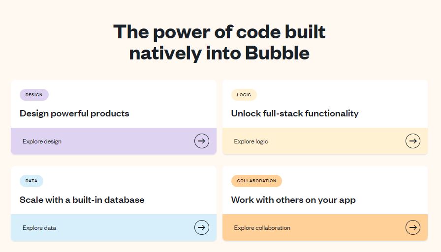 Thunkable vs Bubble
