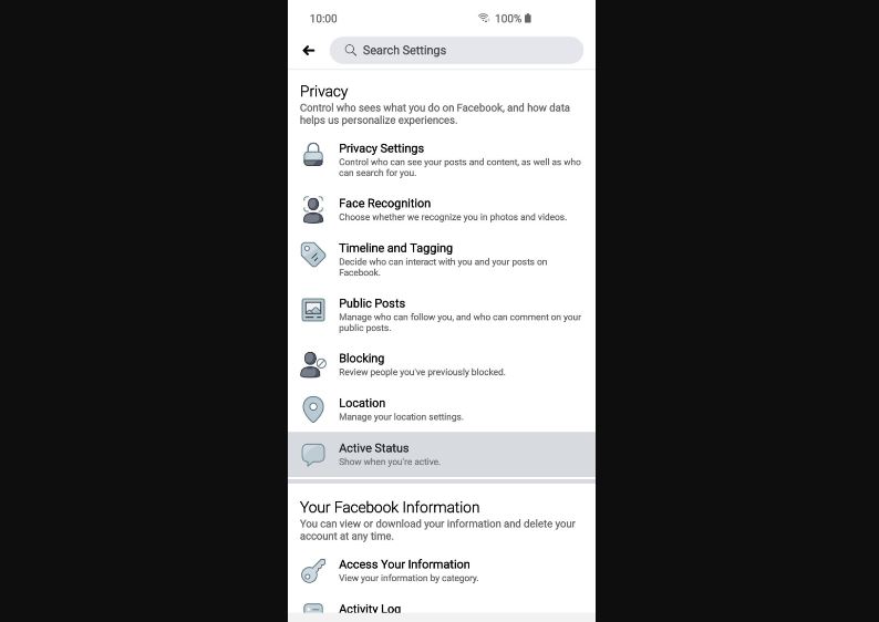 How to Disable Your Active Status on Facebook