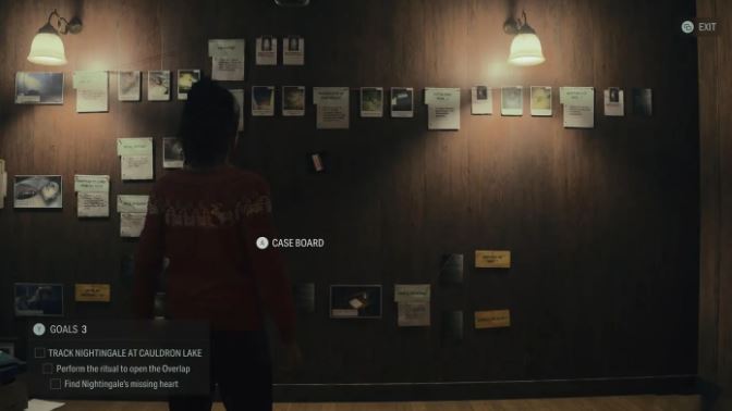 How To Use The Case Board And Place Clues in Alan Wake 2