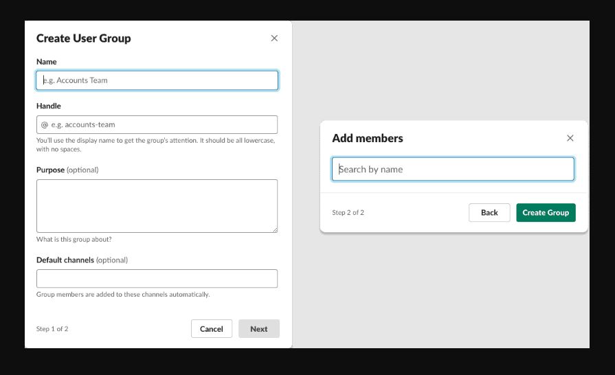 How To Create A User Group In Slack