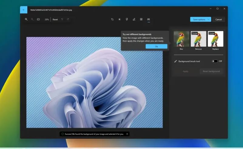 How to Blur Background Using Photos App in Windows 11